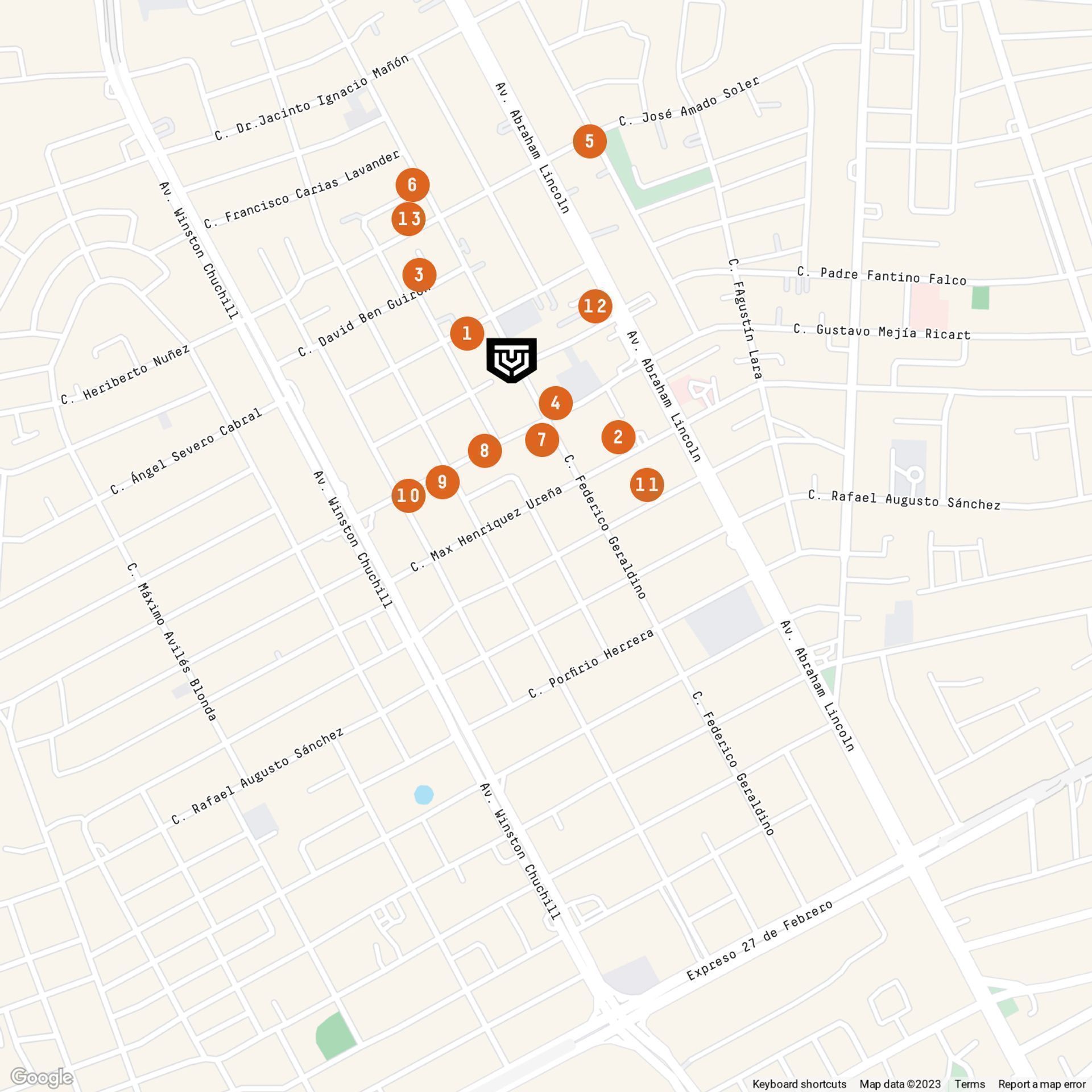 LIVIT_Apartamentos en venta en Santo Domingo_Mapa Restaurantes
